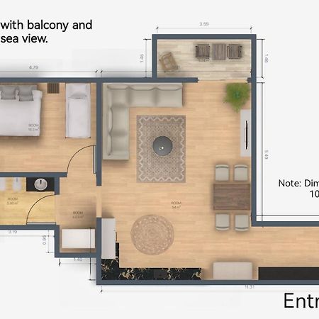 Lungomare Luxury Sea View Apartaments Вльора Екстер'єр фото