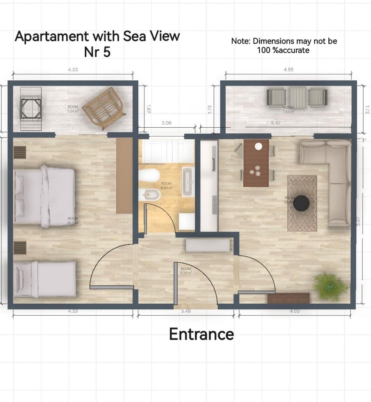 Lungomare Luxury Sea View Apartaments Вльора Екстер'єр фото